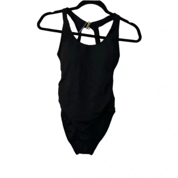Andie Swim The Catalina One-Piece Women's Black Buckled Racerback Size XS NWT - Picture 1 of 11
